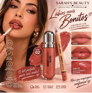 Kit Labial Sarah's Beauty - Gloss Com Brilho Espelhado + Lápis de Contorno Labial