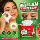 Lenço Demaquilante Micelar Melancia Super Poderes - Remove Maquiagem à Prova d'Água (25 Unidades)