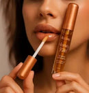 Lip Gloss Hidratante Honey Kiss Dapop - Com Extrato de Mel e D-Pantenol (Brilho Espelhado)
