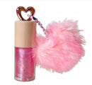 Lip Gloss com Chaveiro Pompom Shiny Bobbi Rara - Brilho Espelhado e Hidratação
