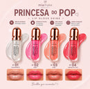 Lip Gloss Shine Princesa do Pop Mia Make - Brilho Espelhado, Partículas de Brilho e Alta Hidratação
