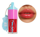 Lip Oil Popstar Ruby Rose - Brilho Sofisticado, Hidratação Profunda e Chaveiro Exclusivo Y2K