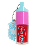 Lip Oil Popstar Ruby Rose - Brilho Sofisticado, Hidratação Profunda e Chaveiro Exclusivo Y2K