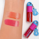 Lip Oil Popstar Ruby Rose - Brilho Sofisticado, Hidratação Profunda e Chaveiro Exclusivo Y2K