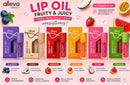 Lip Oil Fruity & Juicy Alleva Beauty - Escolha sua Opção: Blueberry, Coco, Morango, Melancia ou Pitaya