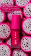 Lip Oil Fruity & Juicy Alleva Beauty - Escolha sua Opção: Blueberry, Coco, Morango, Melancia ou Pitaya