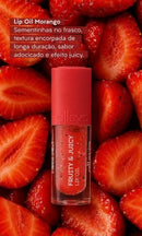 Lip Oil Fruity & Juicy Alleva Beauty - Escolha sua Opção: Blueberry, Coco, Morango, Melancia ou Pitaya