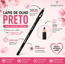 Lápis de Olho com Apontador Mia Make - Escolha sua Opção: Preto ou Marrom (Alta Fixação e Longa Duração)