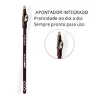 Lápis de Olho com Apontador Mia Make - Escolha sua Opção: Preto ou Marrom (Alta Fixação e Longa Duração)