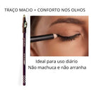 Lápis de Olho com Apontador Mia Make - Escolha sua Opção: Preto ou Marrom (Alta Fixação e Longa Duração)