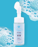 Mousse de Limpeza Facial Antioleosidade Skin Control Forever You 150ml - 4 em 1 com Escova de Massagem