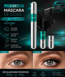 Máscara de Pestanas 2 em 1 Febella - Step 1 & 2 (Volume Intenso, Alongamento e À Prova de Água)