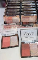 Paleta Duo de Blush e Iluminador Sarah's Beauty S5822 - Cor, Brilho e Praticidade