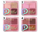 Paleta de Sombras e Glitter Pink Mood Pink 21 - Escolha a sua Opção: Cor 1 ou Cor 2