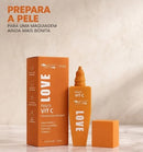 Primer Vit C Max Love 30ml - Pré-Maquiagem Hidratante com Nano Vitamina C e Ácido Hialurônico