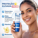 Protetor Solar Facial Sem Cor Dermachem FPS 60 - Toque Seco, Clareador e Antioleosidade (40g)