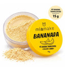 Pó Banana Translúcido Bananada Mia Make 15g - Efeito Aveludado e Controle de Oleosidade
