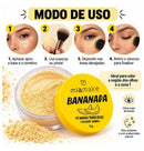 Pó Banana Translúcido Bananada Mia Make 15g - Efeito Aveludado e Controle de Oleosidade