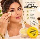 Pó Banana Translúcido Bananada Mia Make 15g - Efeito Aveludado e Controle de Oleosidade
