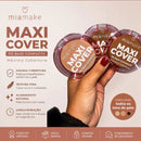 Pó Base Compacto Maxi Cover Mia Make - Máxima Cobertura e Acabamento Matte