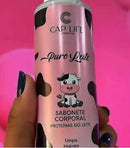 Sabonete Hidratante Corporal Puro Leite Cap Life 150ml - Limpa e Hidrata