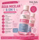 Água Micelar Dely Dely 6 em 1 com Ácido Hialurónico - 120ml