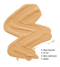 Base Líquida Matte Safira 30ml - Alta Cobertura, Hidratante e Secagem Rápida
