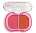 Paleta de Blush Duo 4 Angels BR1177 - Duas Cores, Acabamento Natural e Radiante