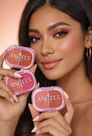 Paleta de Blush Duo 4 Angels BR1177 - Duas Cores, Acabamento Natural e Radiante