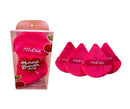 Kit 4 Esponjas Puff Triangulares Maquilhagem - Cherry Mahav