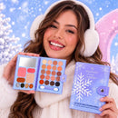 Estojo De Maquiagem Multifuncional Snow Mia Make - Sombras, Blush, Glitter e Iluminador