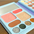 Estojo De Maquiagem Multifuncional Snow Mia Make - Sombras, Blush, Glitter e Iluminador