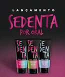 Gel Beijável Vibrante Com Glitter Sedenta Por Oral - Sabores
