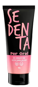 Gel Beijável Vibrante Com Glitter Sedenta Por Oral - Sabores