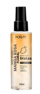 Body Splash Perfume Corporal Porán Bem Me Quero Frutas 160ml - Fragrância Concentrada
