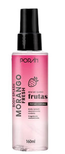Body Splash Perfume Corporal Porán Bem Me Quero Frutas 160ml - Fragrância Concentrada