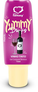 Gel Térmico Beijável Comestível Yummy Sexy Fantasy 15 ml – Lubrificante Íntimo
